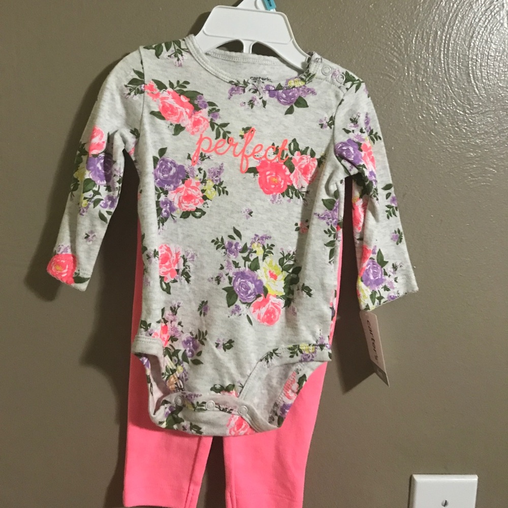 Carters girls two piece set
